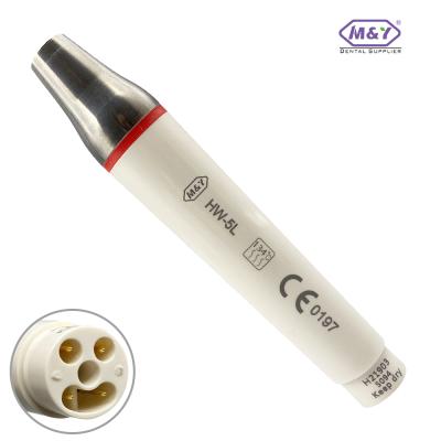 China HW-5L Detachable Ultrasonic Piezo Type Woodpecker EMS LED Dental Handpiece Metal Head Scaler Dental Ultrasonic Handpiece for sale