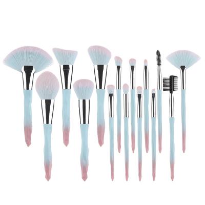 China Angular Blush Newest Product Trend Premium Makeup Brush Set 10pcs Best Unique Christmas Gift for sale