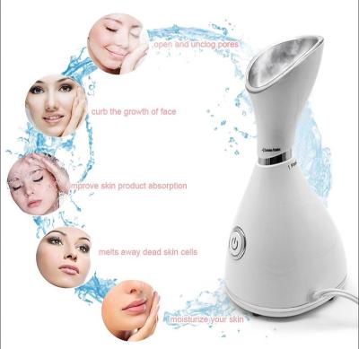 China Professional Moisturizer Face Steamer For Home Facial Humidifier Hot Nano Portable Beauty Mist Facial Steamer for sale