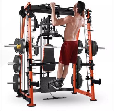 China Universal Multifunctional Multifunctional Strength Training Equipment Exercise Machine Gym Smith Machine Weight Lifting Crossover for sale