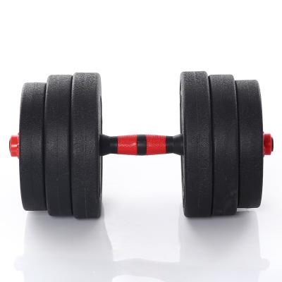 China Wholesale Universal Weightlifting Cheap Rubber Coating Dumbbell Weighs 10KG Gym Dumbbell Set for sale