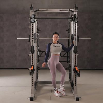 China Wholesale Commercial Smith Machine Squat Rack Fitness Universal Cheap Equipment Gym Machine for sale