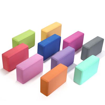 China EVA Foam Yoga Block Eco Friendly Yoga Bricks Pilates Fitness Brick Yoga Tools for sale