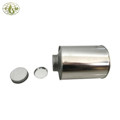 China Conveyor Belt Gule Packing Factory Price 900ml Empty Tin Container For Glue Packing With Iron Plug for sale