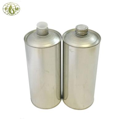 China Packing glue/paint or other 2pt metal solvent wholesale tinplate can for custom cleaning agent printing tin with custom logo box for sale