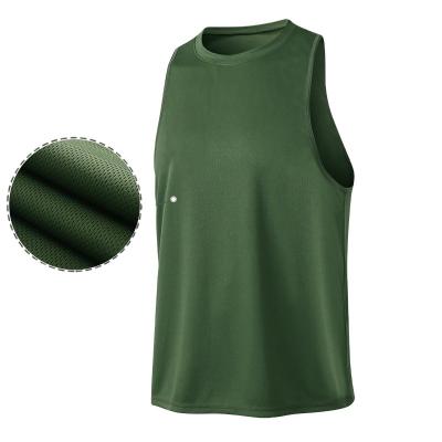 China High quality QUICK DRY men loose sleeveless sports vest basketball running training sleeveless vest for sale