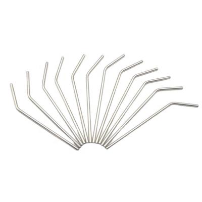 China Viable Bar Accessories RTS Logo Brush In A Reusable Customized Pouch Set Drinking Straws Stainless Steel for sale