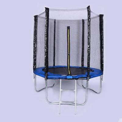 China With Protective Net Kids Jumping Toys Commercial Trampoline Mat With Safety Net Replacement for sale