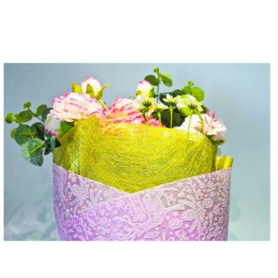 China New Design Waterproof Flower Wrapping Polypropylene Christmas Gifts Non Woven Fabric Rolls for sale