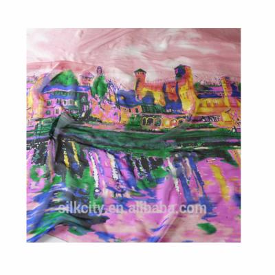 China QUICK DRY made to order custom printing silk chiffon fabric for sale