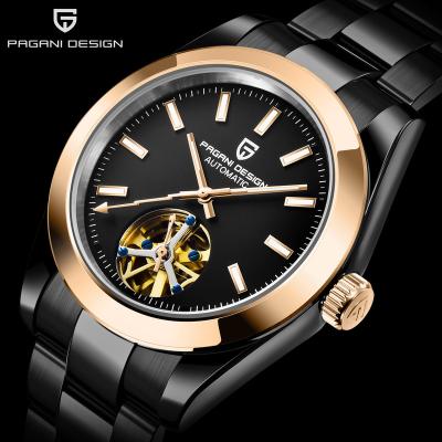 China PAGANI Brand Waterproof Top Men Watches Sapphire Glass Men Automatic Mechanical Stainless Steel Tourbillon Watch reloj hombre for sale