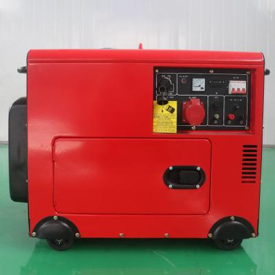 China New Model Strong Power Portable Super Silent Diesel Generator 7kw KD3500E-T for sale