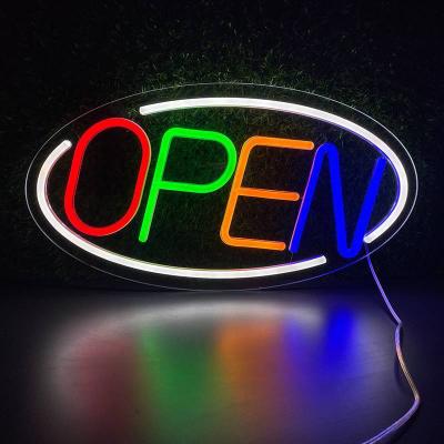 China Shops LED Neon Sign Advertising Board LED Neon Light Open Sign For Store Window for sale