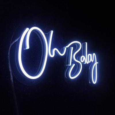 China Oh home baby led neon sign decoration for bed room and kids room flex neon light waterproof indoor decor for sale