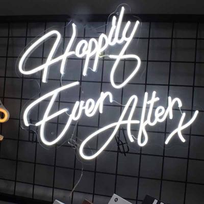 China Shops Neon Sign Wedding Neon Sign Happily Ever After Customs Lead Light Custom Neon Sign Wall Decor Party Sign Wedding Party Sign for sale