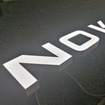 China 12V acrylic letter store display signs moving letras shop front 3d customs lead 3d led channel letter signage for sale