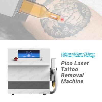 China Best Selling Pigment Removal Machine Small Model Q Switch ND Yag Laser Pico Tattoo Removal Machine for sale