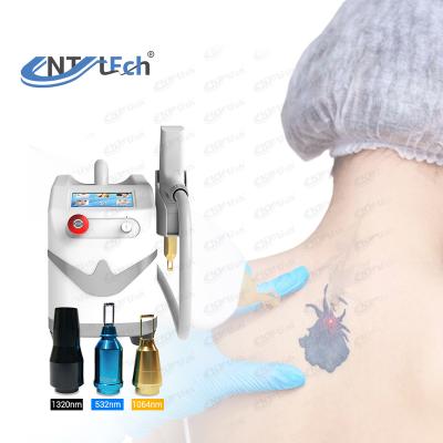 China Pigment Removal Biggest Promotion Mini Q Switch ND Yag Laser Tattoo Removal Machine Laser Machine for sale