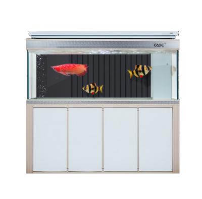 China Glass CADE factory processes and customizes super large household and commercial arowana tank fish tank aquarium supplies for sale