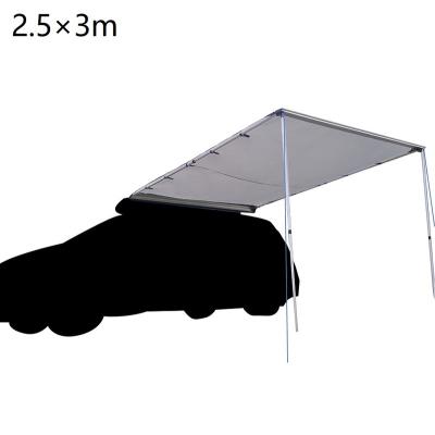 China Waterproof. DANCHEL OUTDOOR 2.5x3m 4x4 Car Awning Offroad Waterproof Oxford Car Side Camping Awning grey khaki for sale