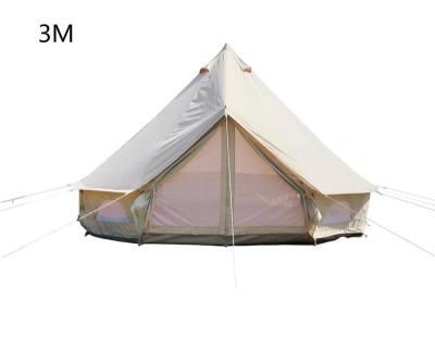 China Straight Bracing Type DANCHEL OUTDOOR High quality 3m Oxford Heavy Duty bell tent beach tent camping tent for sale