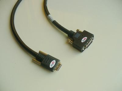 China Thumbscrew Locking Panasonic Camera Control Cable Right Angle MDR 26 To SDR 26 Pin for sale