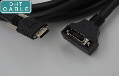 China Round Wire 1.0 Meters Camera Interface Cable Durable Overmolding 90 Degree Angulated for sale