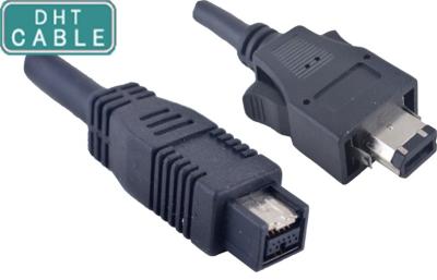 China Insulated Firewire Camera Cable 1394A 6 Pin With Latches To 180 Degree 1394B 9pin for sale