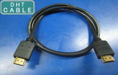 China HDMI 1.4 Version Custom Cable Assemblies Gold Color Connector For HDTV / PS3 for sale