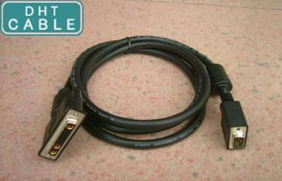 China High Speed Custom Cable Assemblies 13W3 Female To HD15 Male Pinning Adapter for sale