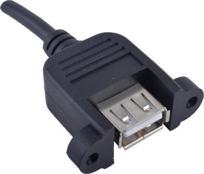 China Custom Length USB Male To Female Cable Data Line Type Screw Lock For CCD Vision for sale