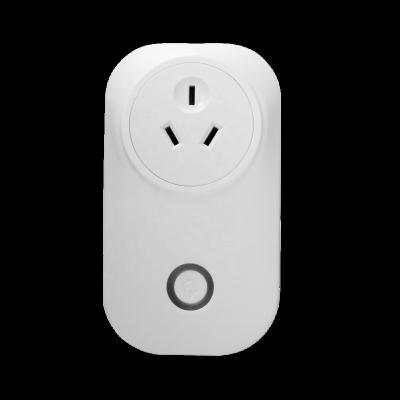 China Alexa Wireless Residential / General Purpose Wall Plug Socket Wifi Mini Electrical 16A Standard Voice Circular Smart Remote Control Plug Australia UK for sale