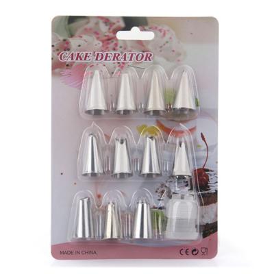 China Lixsun Sustainable Hot Sales Stainless Steel Cake Icing Tip Cake Piping Tip And Icing Nozzles for sale