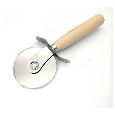 China Sustainable Pizza Slicer Cutter Wheel with Sharp Angled Stainless Steel Blade and Ergonomic Anti-Slip Handle for sale