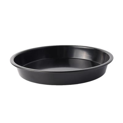 China Sustainable 7 inch pizza pan, non stick pizza pan, carbon steel round pie pan for sale