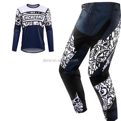 China Breathable motocross racing with high quality sublimation for MX motocross custom pants and tank top for sale