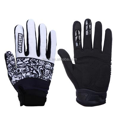 China Full finger motocross gloves spandex fabric motocross gloves outdoor sports dirtbike gloves full finger MX riding gloves for sale