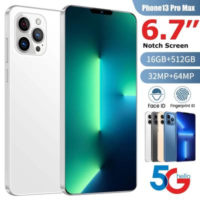 China Original i13 Pro Dual SIM Card Max Screen HD Smartphones 512GB Unlocked I phone13 10-Core 4G 5G LET Mobile Phones Wireless Charging Dual Sim Phone for sale