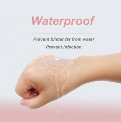 China Good Quality Waterproof Medical Sterile Adhesive Waterproof Hydrocolloid Dressing Framed 50x50mm 100x100mm for sale