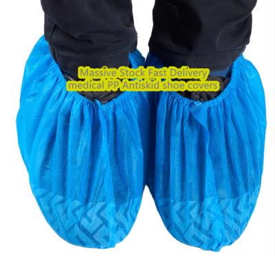 China PP Disposable Shoe Cover Anti-Slip Nonwoven SMS The Shoe Cover for sale