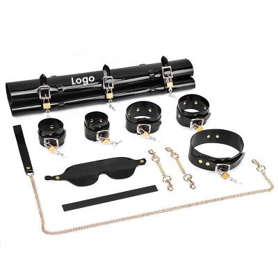 China Cute BDSM Bodange Design Bandage Set Funny Eyemask Spanking Paddle Masquerade Slave Under Bed Fetish Bondage for sale