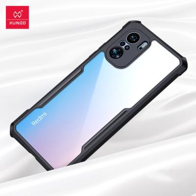 China fashion & Thin Transparent PC TPU Mobile Phone Case For Poco F3 / Redmi K40 / Redmi K40 Pro XUNDD Mobile Phone Case for sale