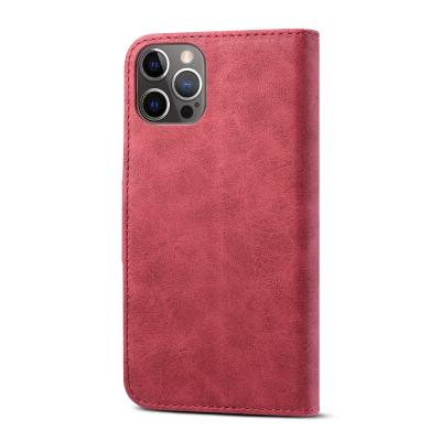 China Anti-drop Wallet Case For Apple iPhone 13 Pro Case , PU Leather Case For iPhone 13 Pro for sale