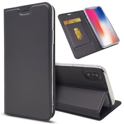 China Wallet Phone Case Flip Cover Wallet Mobile Phone Case For Apple iPhone X for sale