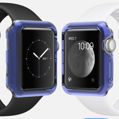 China For Apple Watch 1/2 Slim Soft TPU Case For Apple Watch Series7/6/SE/3 for sale