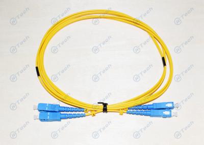 China Faser-Optikflecken-Kabel-Duplex3m-Faser-Pullover der Einfügungsdämpfungs-0.3dB gepanzerter zu verkaufen