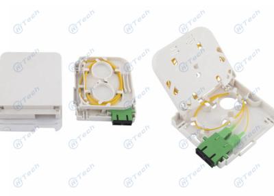 China SC/APC 1 Port FTTH Splitter Box Connect Models Fusion Splicing / Mechanical Splicing / FMC for sale