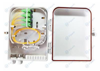 China SC APC Connector Fiber Optic Cable Box , 16 Cores 16 Port Fiber Splitter Distribution Box for sale