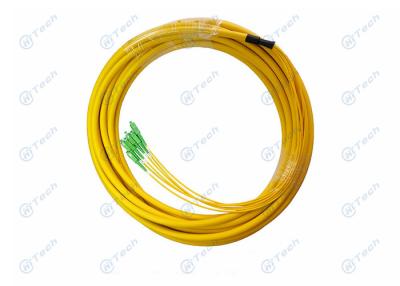 China SC / APC Fiber Optic Pigtail For Bundle Fan Out Distribution / Ruggedized Cable for sale