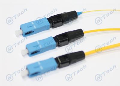 China Hohe genaue Faser-Optikverbindungsstück-blaue Farbe für FTTH-/FTTB-/FTTX-Netz zu verkaufen